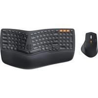 Protoarc EKM01 Split Ergonomic Wireless Keyboard Mouse Combo with Palm Rest Rechargeable Mice
