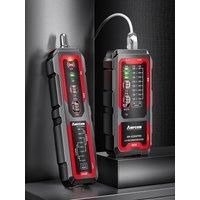 AMPCOM Network Cable Tester, Type-C Charging,100V Burn-Proof, PoE Detection, NCV,LAN Cable Tracer Kits,Port Flashing,Crimp Check