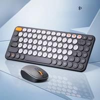 Baseus Wireless Mouse Bluetooth 5.0 Computer Mice and Keyboard with 2.4GHz USB Receiver for MacBook