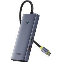 Baseus USB C HUB 7-in-1 HDMI 4K 60Hz Adapter 10Gbps USB 3.2 Splitter RJ45 PD 100W for MacBook Pro