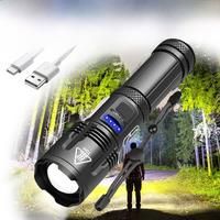 1900000LM XHP140 300W Led Most Powerful Flashlight 18650 XHP50 USB Rechargeable High power Torch