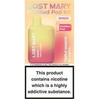 LOST MARY BM600 VAPE PREFILLED KITS & Pods, Elf Bar, 550mAh, MULTIBUY OFFERS!!