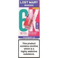 Lost Mary BM6000 Strawberry Ice Refillable Kit 20mg