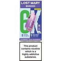 Lost Mary BM6000 Blueberry Sour Raspberry Refillable Kit