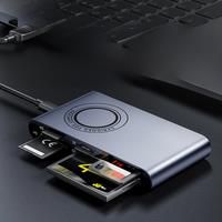 LLano 5 in 1 Card Reader USB 3.0 High Speed Transmission Connector Adapter Supports Micro SD/Micro