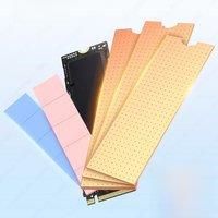 JEYI Copper M.2 HeatSink, 3pcs 2280 SSD Copper Cooler Solid State Disk Radiator with Thermal