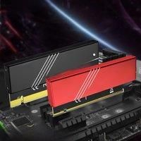 JEYI M.2 NVME To PCIE 4.0 X16 Adapter, pcie x16 Gen4 Expansion Card with Aluminum Heatsink Case, For Samsung 980 PRO, 970 EVO