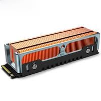 JEYI M.2 2280 SSD High Performance Heatsink, Copper Fins with Aluminum Frame Passive Heat Sinks -