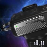 JEYI M.2 NVMe SSD Enclosure with Camera Mounting Screw, USB 3.1 Gen2 10Gbps Transfer Camera Footage,