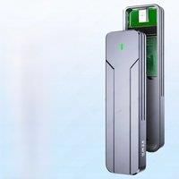 JEYI M.2 NVMe SATA SSD Enclosure, USB 3.2 Gen 2 10Gbps or 6Gbps NGFF MKey BKey External Aluminum