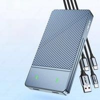 JEYI Dual Bay M.2 NVMe SATA SSD Enclosure, USB 3.2 Gen 2 10Gbps Aluminum Case for M.2 PCIe