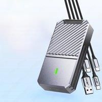 JEYI 2230 NVMe SSD Enclosure, PCIe USB3.2 10Gbps Aluminum M.2 Case Portable External Solid State
