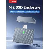 JEYI 2230 M.2 NVMe Directattach SSD Enclosure, USB 3.2 10Gbps Inline Aluminum Solid State Drive