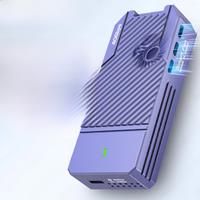 JEYI 40Gbps M.2 NVMe Enclosure with PWM Fan, Aluminum Type C USB 4.0 2280 SSD Case Compatible with