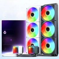JEYI Liquid Cooler 120/240/360, ARGB CPU AIO Water Cooler, Water Cooling PC, Support Intel & AMD,