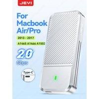 JEYI For MacBook Air/Pro 2013-2017 SSD Aluminum Hard Drive Enclosure(20Gbps)Driver-Free Plug and Play Support 4TB