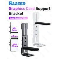 RAGEER Adjustable GPU Graphics Card Holder Bracket Anti-Sag Support for ITX/ATX Desktop PC Cases (6-96mm Height)