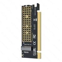 RAGEER M.2 NVMe to PCIe 4.0 x16 Adapter Card Supports 64Gbps and 4TB SSD Speed Compatible with 2280/60/42/30 NVMe SSDs