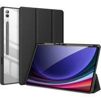 DUX DUCIS for Samsung Tab S10 Ultra S8 Ultra S9 FE Plus Trifold Tablet Transparent Case with Stylus