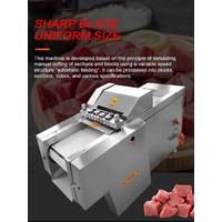 Chicken Block Chopping Machine Automatic Bone Cutting Machine Rib Chicken Duck Fish Goose Dicing Machine Meat Slicer
