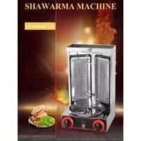 Barbecue Roast Grill Machine Vertical Oven Turkish BBQ Kebab Machine 360 Degree Rotary Grill Gyro Gas Fuel Rotisserie Equipment