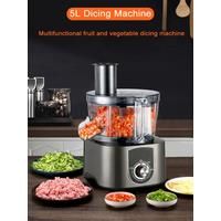 5L Vegetable Dicing Machine Cut Pellets Electric Slicer Vegetable Carrot Potato Diced Taro Grater Machine Granulator