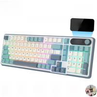 RK ROYAL KLUDGE S98 Mechanical Keyboard Top Mount TFT Screen 98 Keys RGB BT5.0/2.4G/USB-C Wireless Gamer Keyboard Hot Swappable
