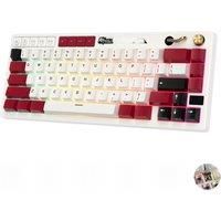 RK ROYAL KLUDGE M65 Battery Display Mechanical Keyboard 66 Keys PBT Multi-functional Gasket RGB
