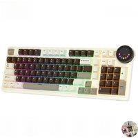 RK ROYAL KLUDGE N99 Multi-function Screen Gaming Keyboard 98 PBT Keycaps RGB Gasket Tri-mode