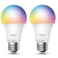 TP-LINK Tapo Smart Bulb, Smart WiFi LED Light, E27, 8.7 W, Works with Amazon Alexa(Echo and Echo Dot), Google Home, Colour-Changeable, No Hub Required - Tapo L530E (2-Pack)[Energy Class A+]