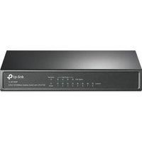 TP-Link TL-SF1008P 8-Port 10/100 Mbps Ethernet PoE Switch - Black (4 PoE Ports, 57 W Budget, No Configuration Required)
