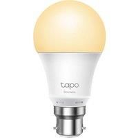 TP-Link Tapo Smart Bulb, Smart WiFi LED Light, B22, 8.7W, Works with Amazon Alexa(Echo and Echo Dot), Google Home, Dimmable Soft Warm White, No Hub Required (Tapo L510B) [Energy Class A+]