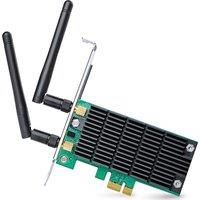 TP-Link T6E AC1300 Archer Dual Band Wireless PCI Express Adapter with 2 Antennas, PCIe Network Interface Card for Desktop, Low-Profile Bracket Included, Supports Windows 10/8.1/8/7/XP (32/64 bit)