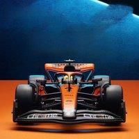 Unique decorations for the car center console, F1 alloy car model, exquisite desktop ornaments, and