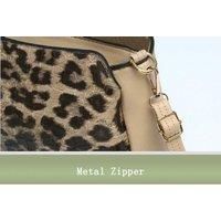 Unisex Black Stone-Painted PU Crossbody Zippered Bag - Stylish Compact Handbag