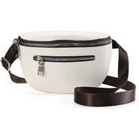 Black Women's Nylon Waist Bag - Lightweight Multi-Compartment Crossbody Fanny Pack