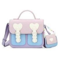 Unisex Cute Contrast Cream Cambridge Crossbody Handbag - Small Square Satchel, Adjustable Strap, Versatile Everyday Purse