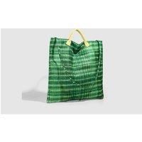 Unisex Black Canvas Striped Tote Bag - Large Capacity Commuter Handbag, Lightweight Shoulder Purse