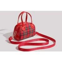 Unisex Black Hello Kitty Plaid Shoulder Bag - Cute Crossbody Purse, Lightweight, Adjustable Strap