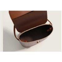 Unisex Black Vegan Leather Contrast Flap Crossbody Purse - Adjustable Strap, Lightweight & Stylish