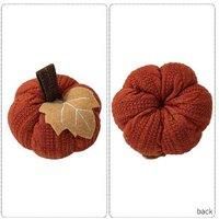 Knitted Polyester Pumpkin Hanging Decor - Autumn Wall & Table Accent