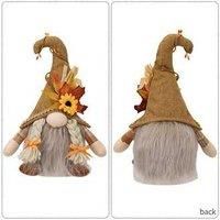 Rudolph Gnome Table Decor - LED Sunflower Hat - Waterproof Fabric Nordic Ornament