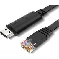Micflip OEM USB to RJ45 Console Cable FT232 RS232 Serial Adapter for Cisco Router 3m USB RJ 45 8P8C