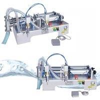 Commercial Semi-Automatic Pneumatic Liquid Wine Double-Head Filling Machine Stainless Steel Piston