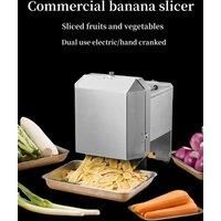 Commercial Electric Slicer Stainless Steel Garlic Slicer Lemon Fruit Slicing Tool