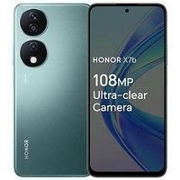 HONOR X7b Mobile Phone Unlocked, 108MP Triple Camera, 6.8" 90Hz Fullview Display, 6 GB+128 GB, Android 13, Dual SIM, Emerald Green