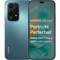 HONOR 200 Lite, Unlocked Mobile Phones, 5G Smartphone, 8GB+256GB, 6,7” Anti-Drop AMOLED Display, 108MP Triple Rear Camera, 50MP Front Camera, Dual SIM, 2 Year Manufacturer Warranty, Android 14, Cyan