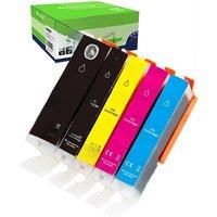 Coraljet PGI-270XL CLI-271XL 5 Color Pack, Compatible for Canon MG5720 MG5721 MG5722 MG6820 MG6821