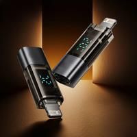 Toocki USB C Display OTG Adapter PD 20W Fast Charging Lighting Male To Type C Female Connector For