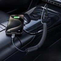 Toocki PD100W Type C To Type C Cable 5A Fast Charge USB C Spring Car Charger Cable For iPhone 15